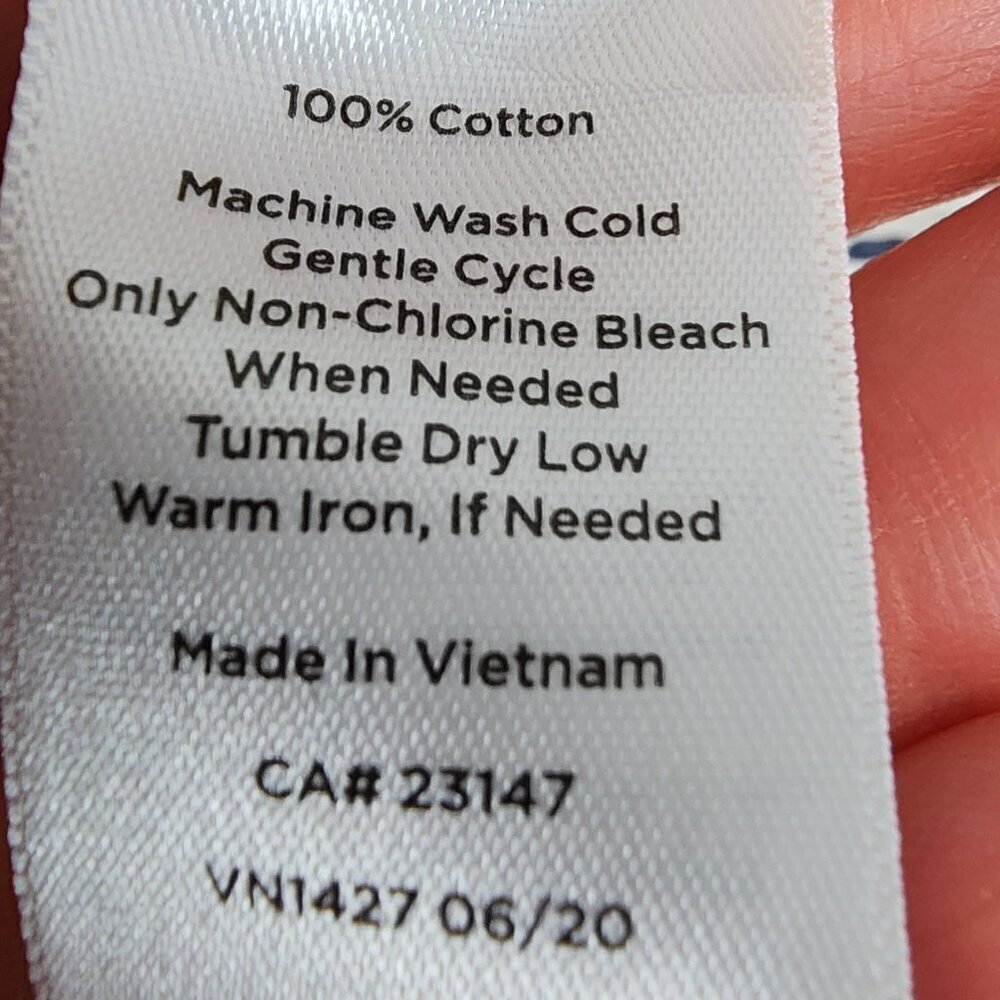 Talbots Multi Color Heart Print Collared Button F… - image 8